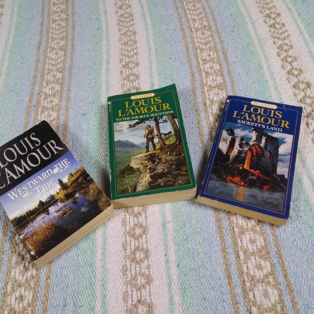 LOUIS LAMOUR VINTAGE BOOKS 3 BOOKS